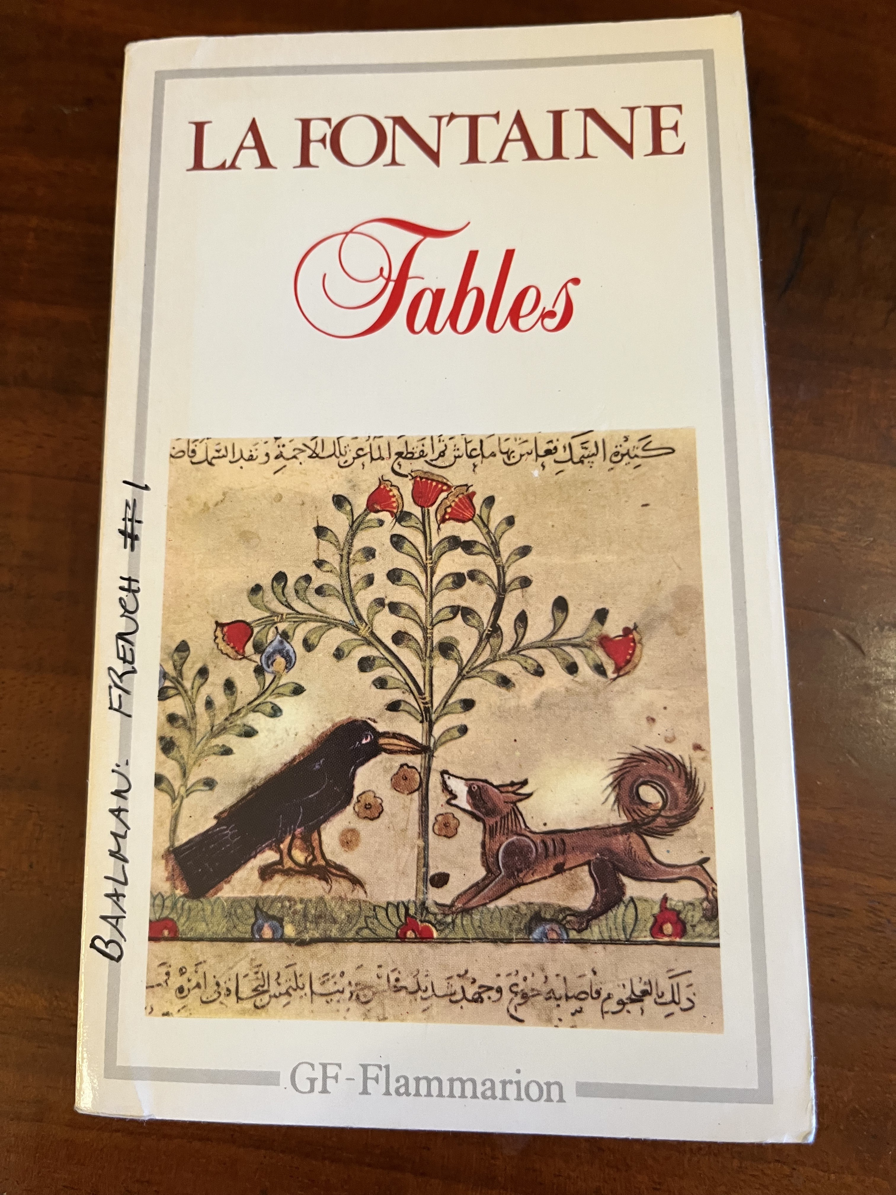 La Fontaine, Jean de. Fables