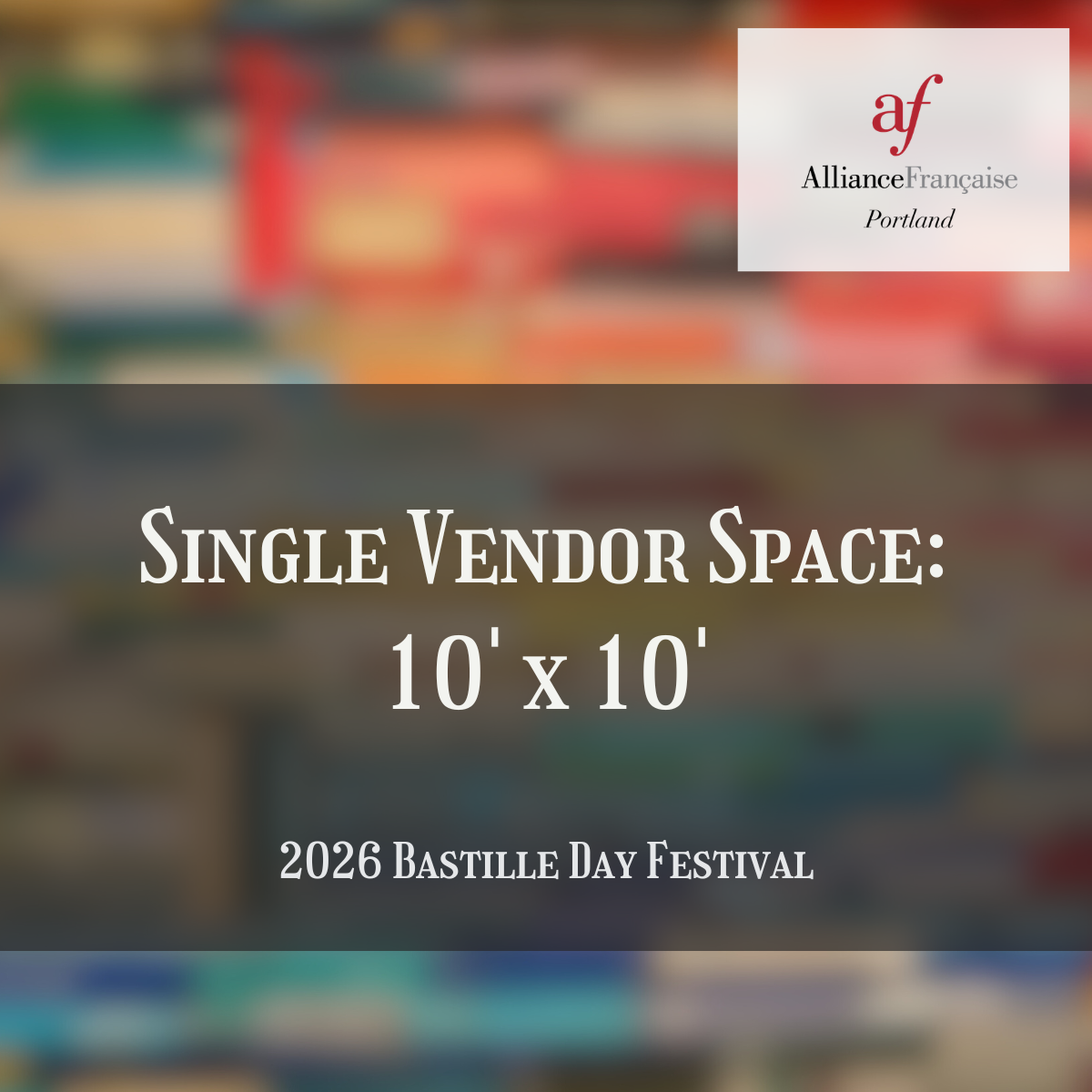 Single Vendor Space - 10' x 10'