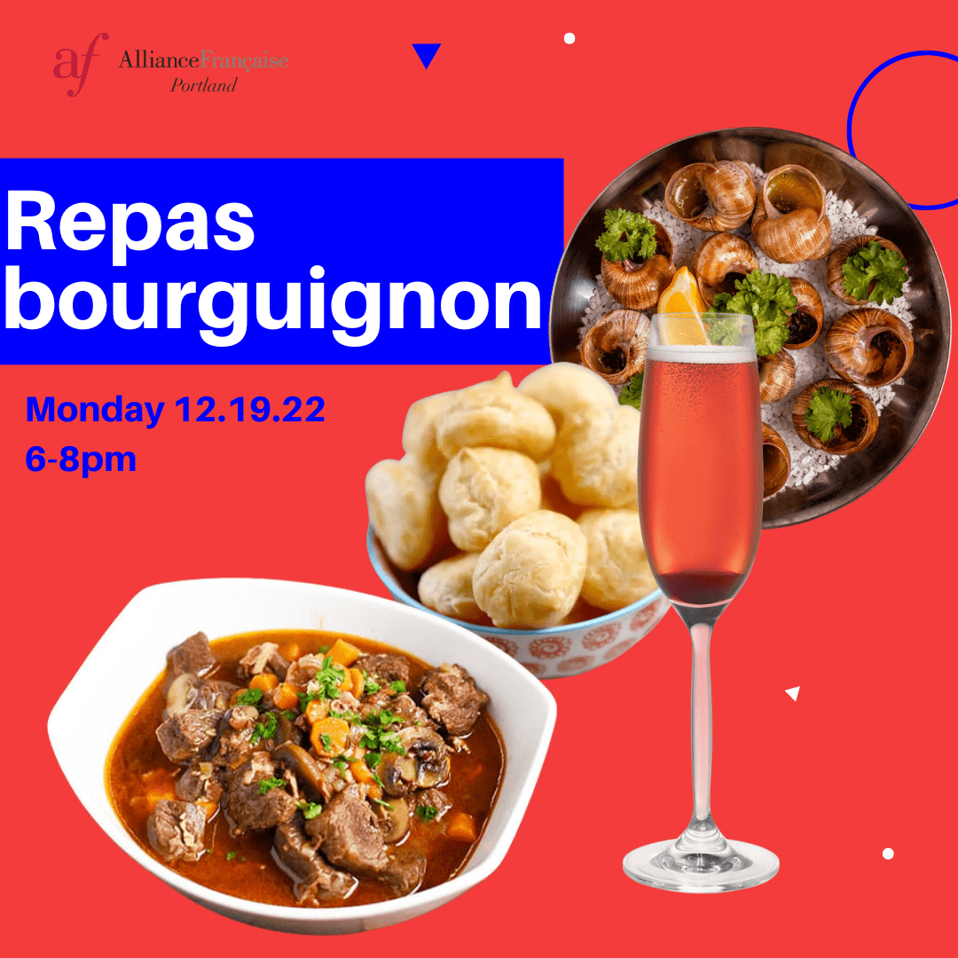 Cooking Class in English: Repas de fête bourguignon, Dec. 19