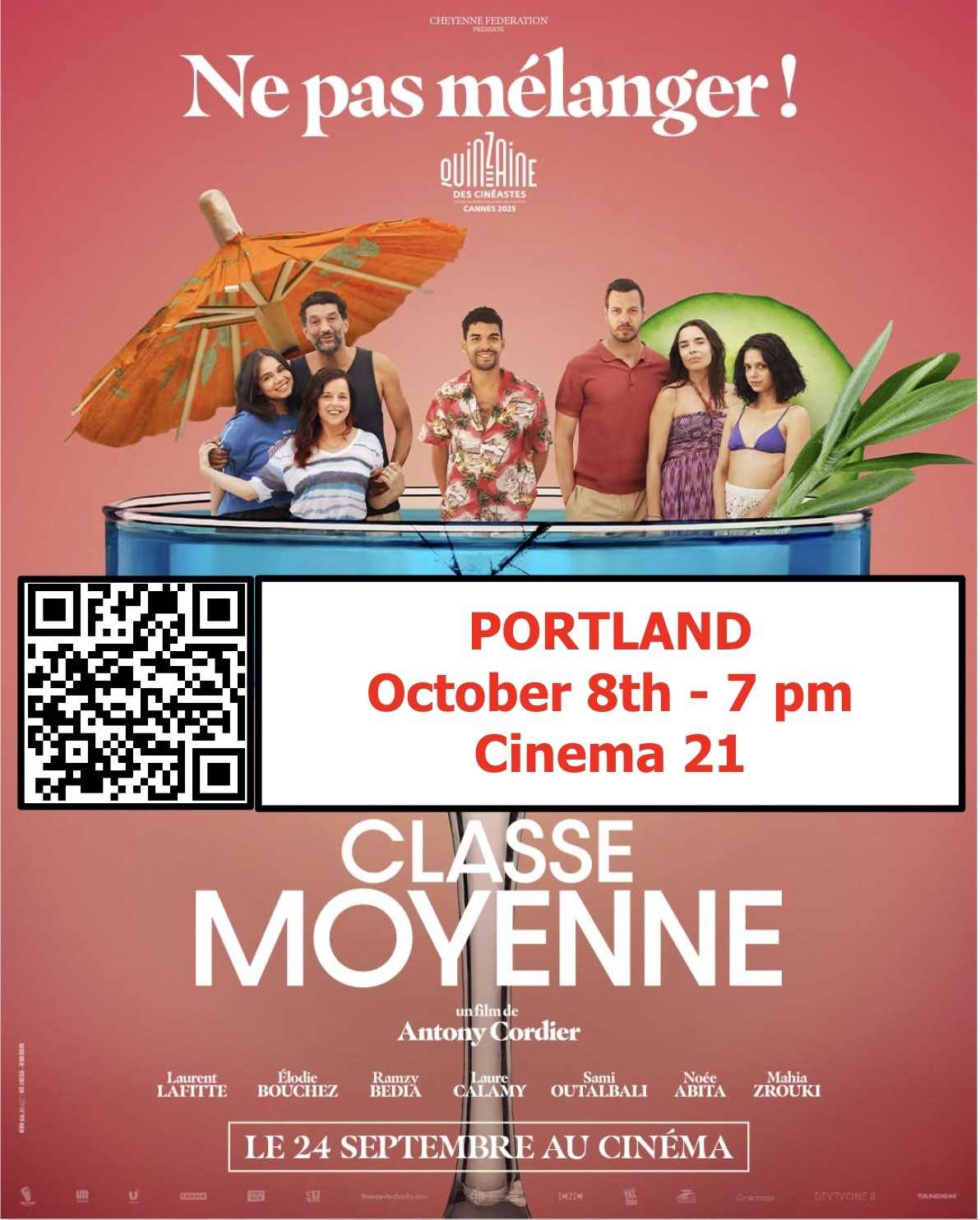 French Premiere Screening: CLASSE MOYENNE (The Party's over)