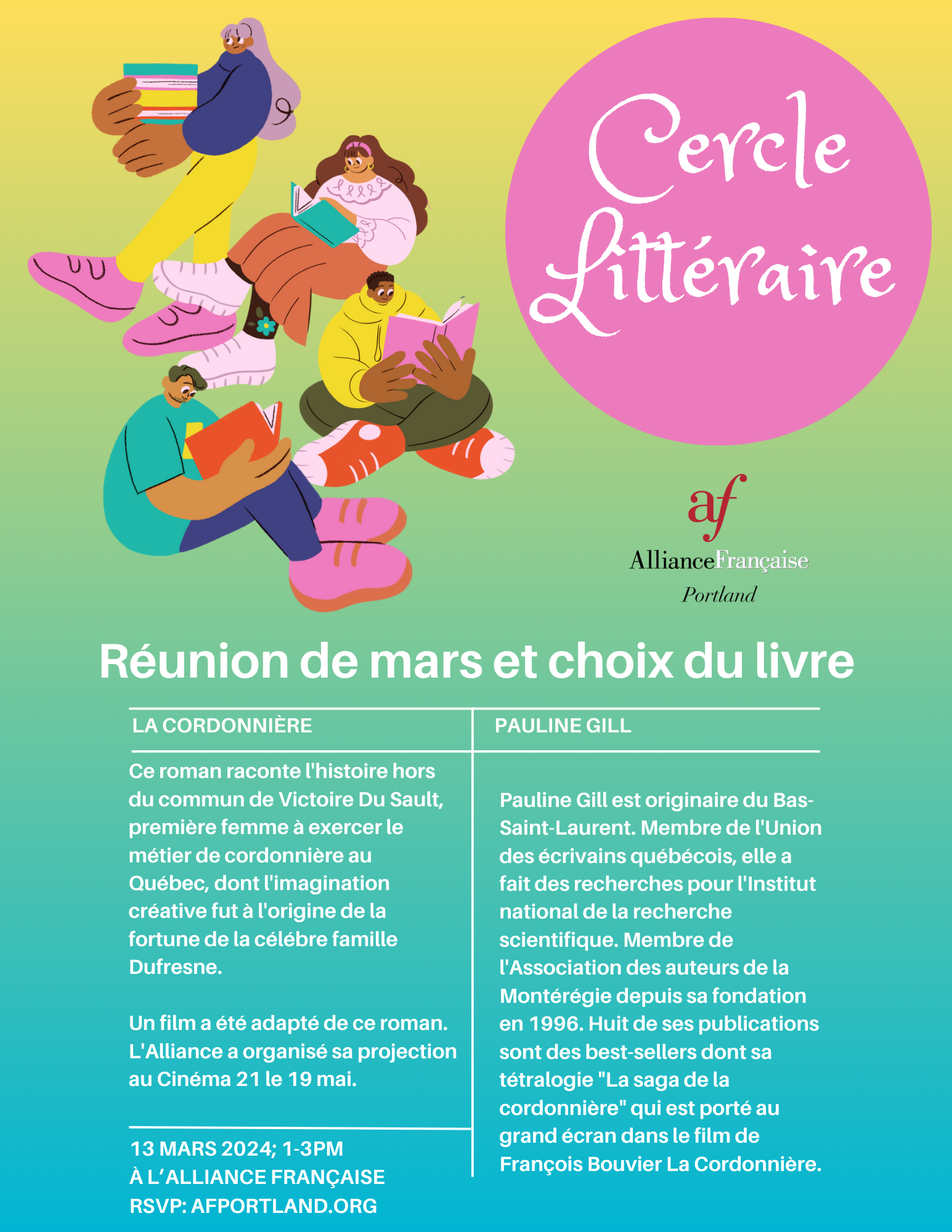 Cercle Littéraire - Mars 2026