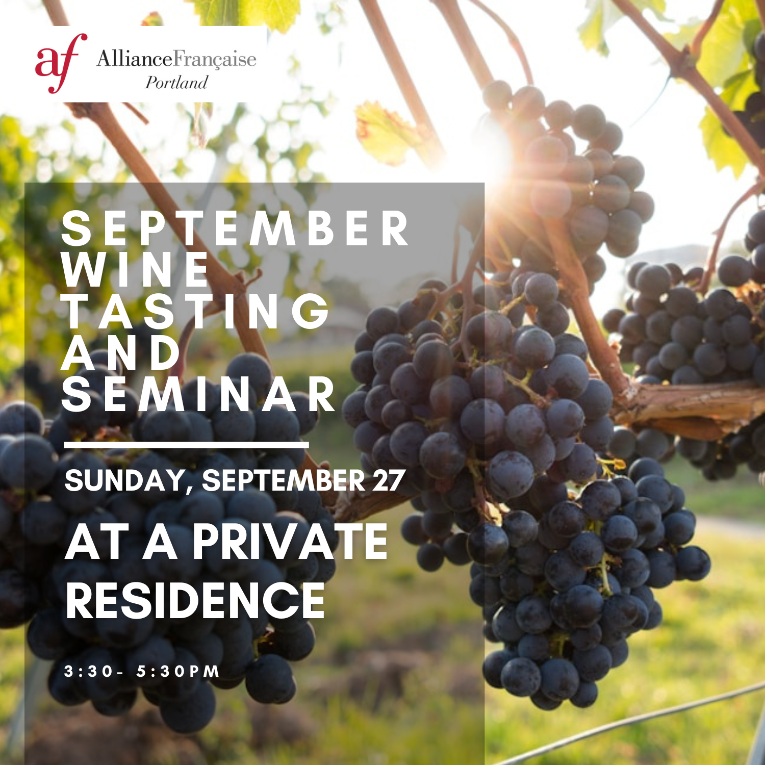 September Wine Tasting and Seminar